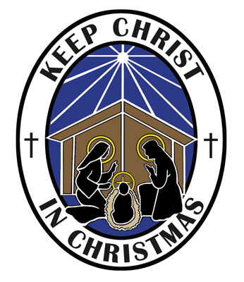 Our Lady of Consolation - Christmas : Keep Christ In Christmas Magnet