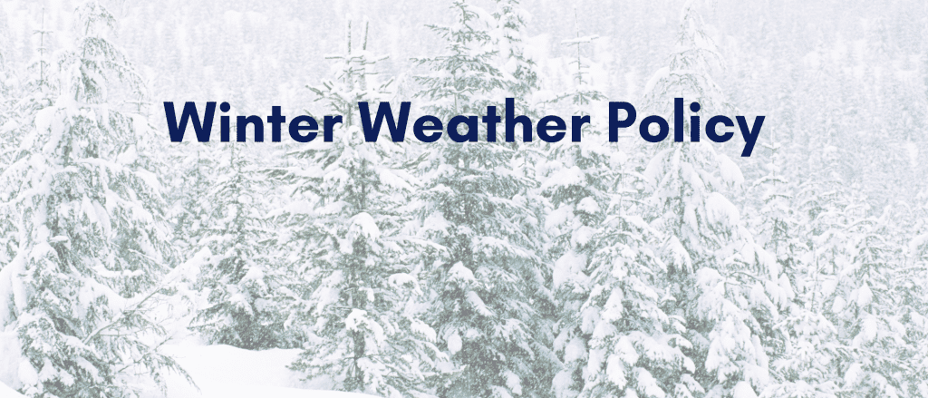 Winter Weather Policy